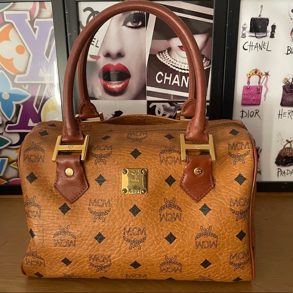 poshmark mcm bolsa